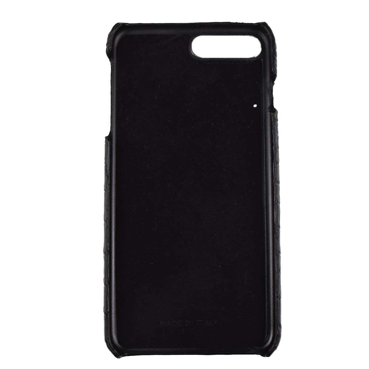 Zilli Zilli Gray Leather Crocodile iPhone 7 Plus Cover Gray 001