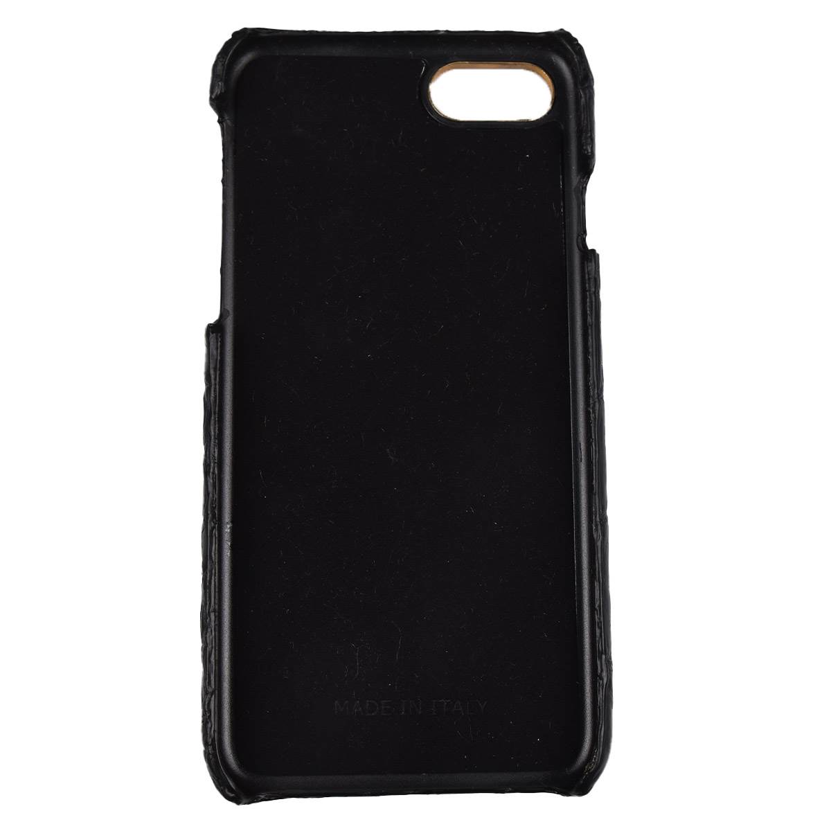 Zilli Zilli Blue Leather Crocodile iPhone 7 Cover Blue 001