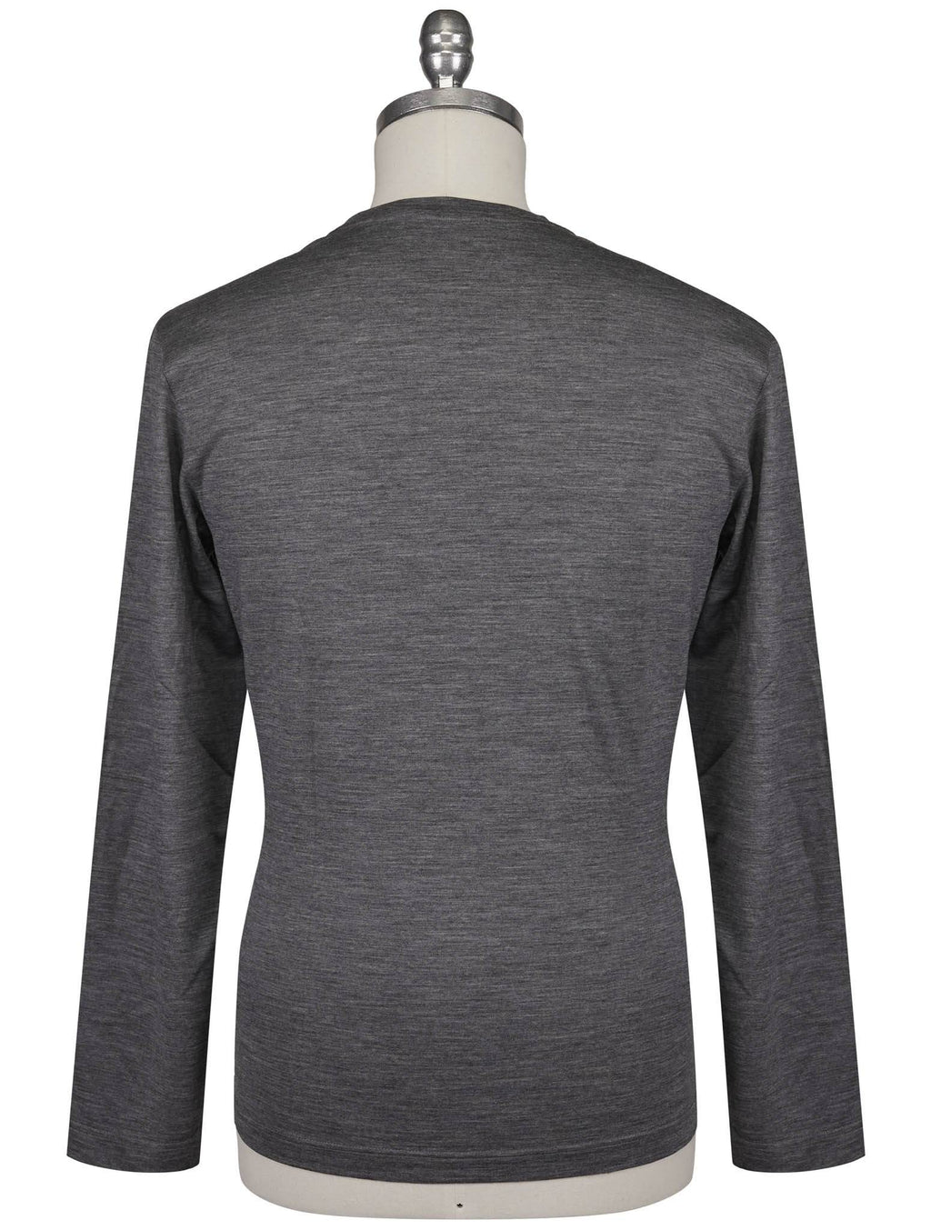 Gran Sasso Gray Virgin Wool Sweater Crewneck