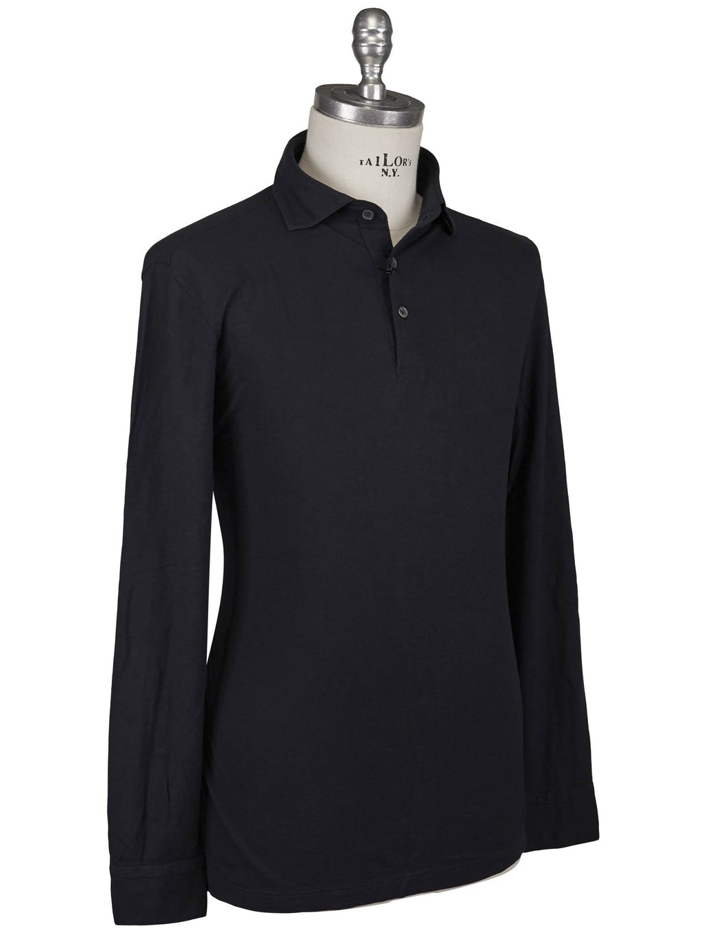 Gran Sasso Gran Sasso Blue Cotton Sweater Polo Blue 001