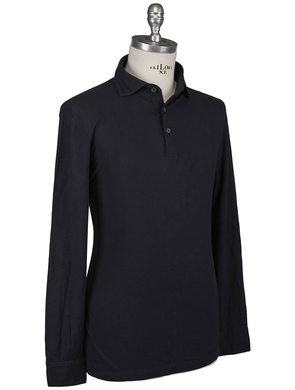 Gran Sasso Gran Sasso Blue Cotton Sweater Polo Blue 001