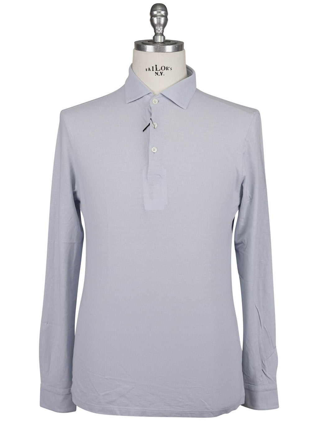 Gran Sasso Light Blue Cotton Sweater Polo