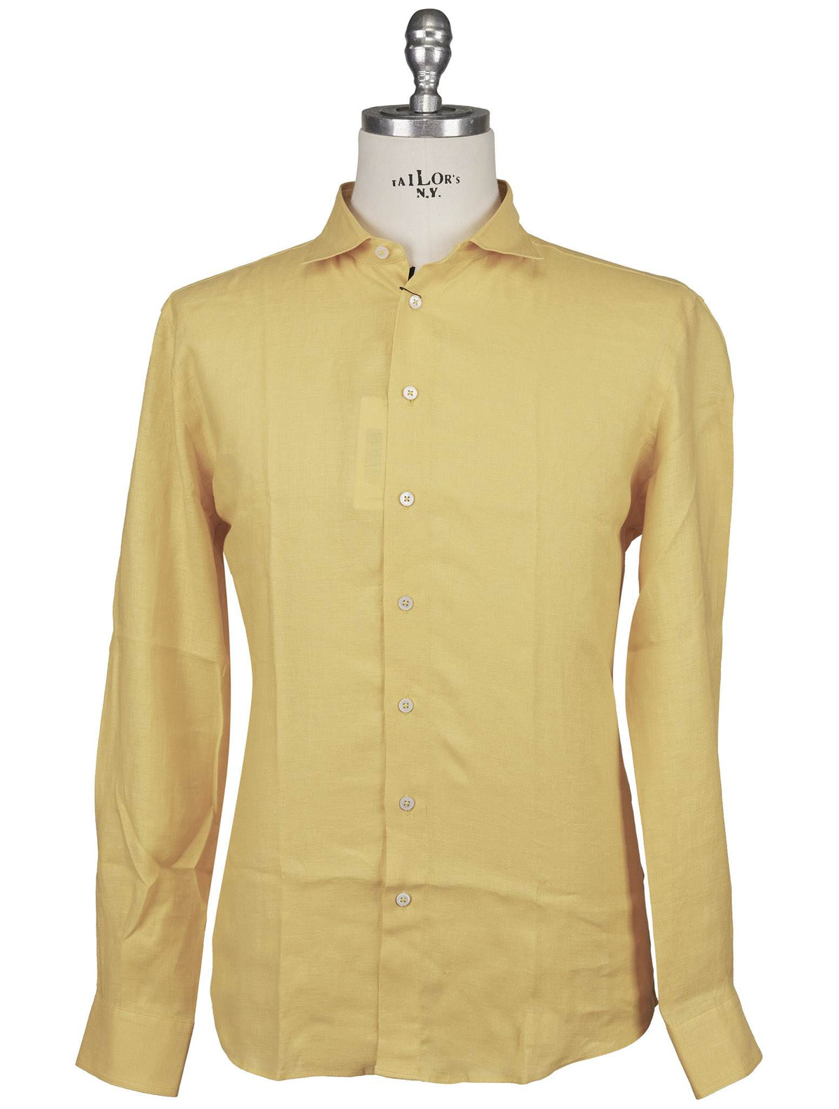 Gran Sasso Gran Sasso Yellow Linen Shirt Yellow 000