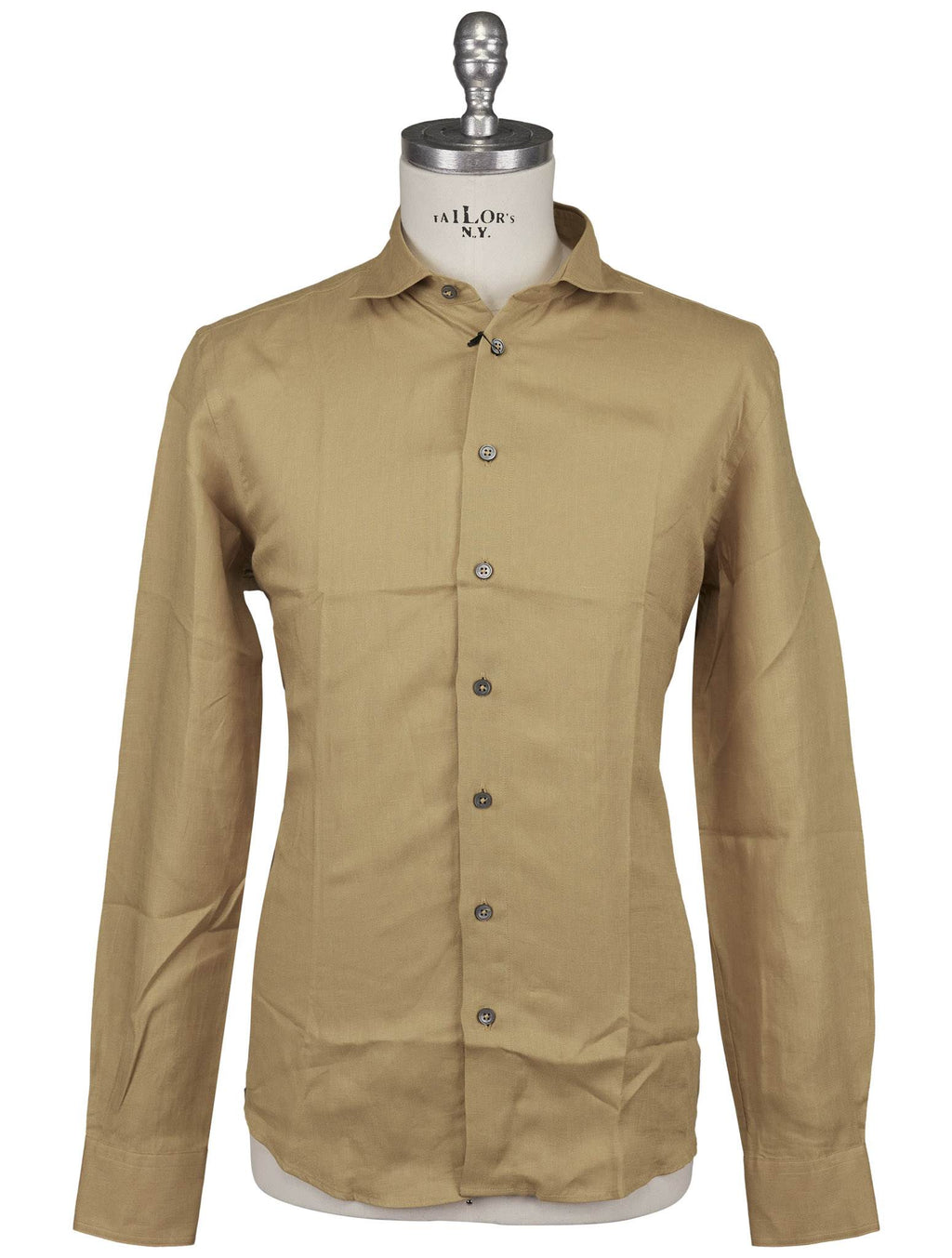 Gran Sasso Yellow Linen Shirt