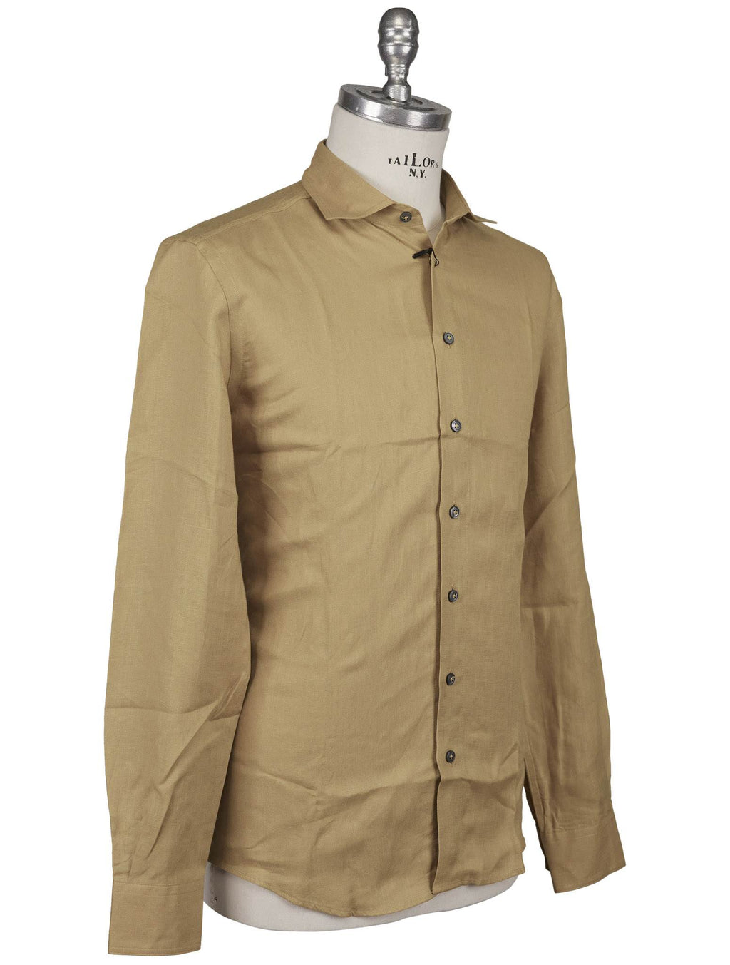 Gran Sasso Gran Sasso Yellow Linen Shirt Yellow 001