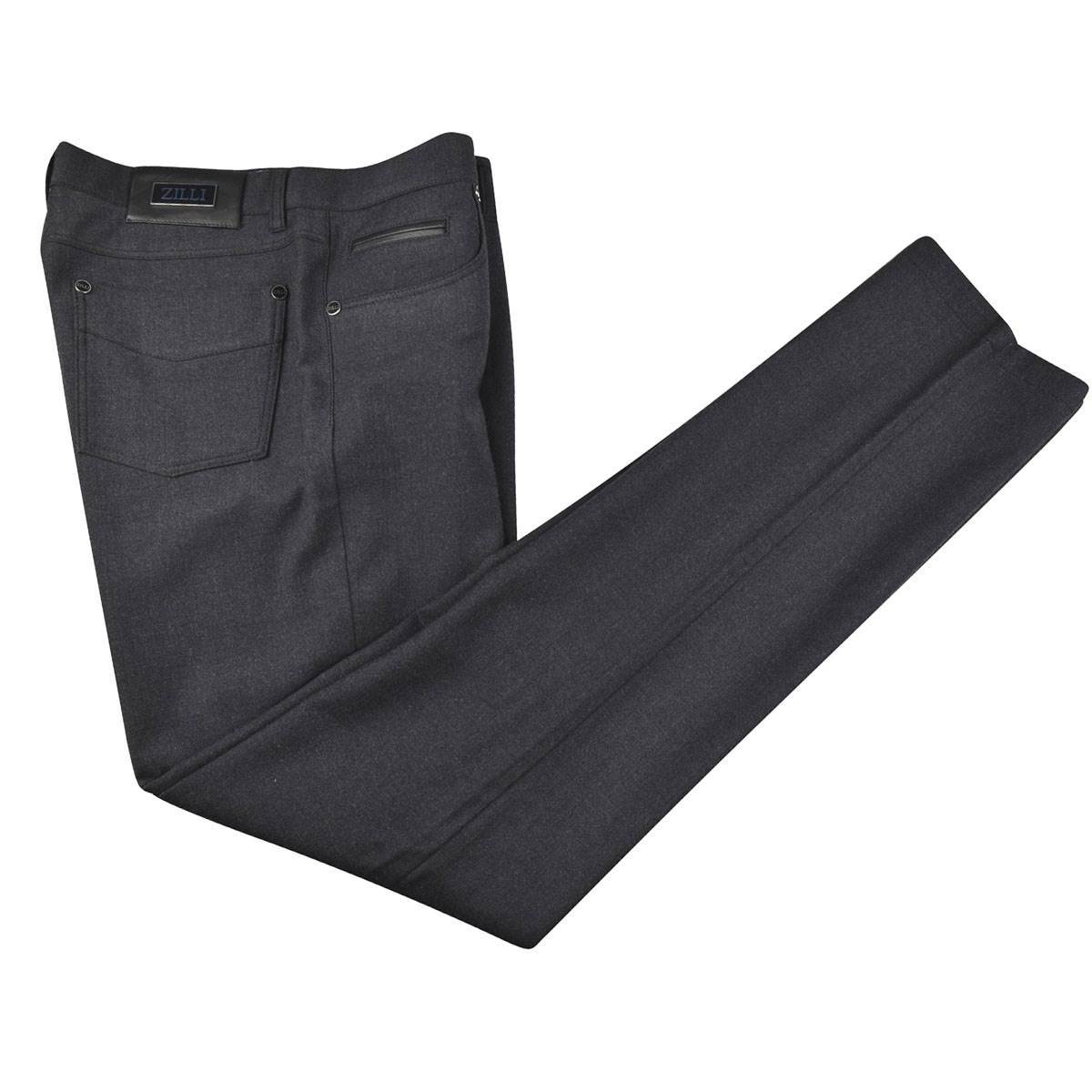 Zilli Zilli Gray Wool Ea Jeans Gray 000