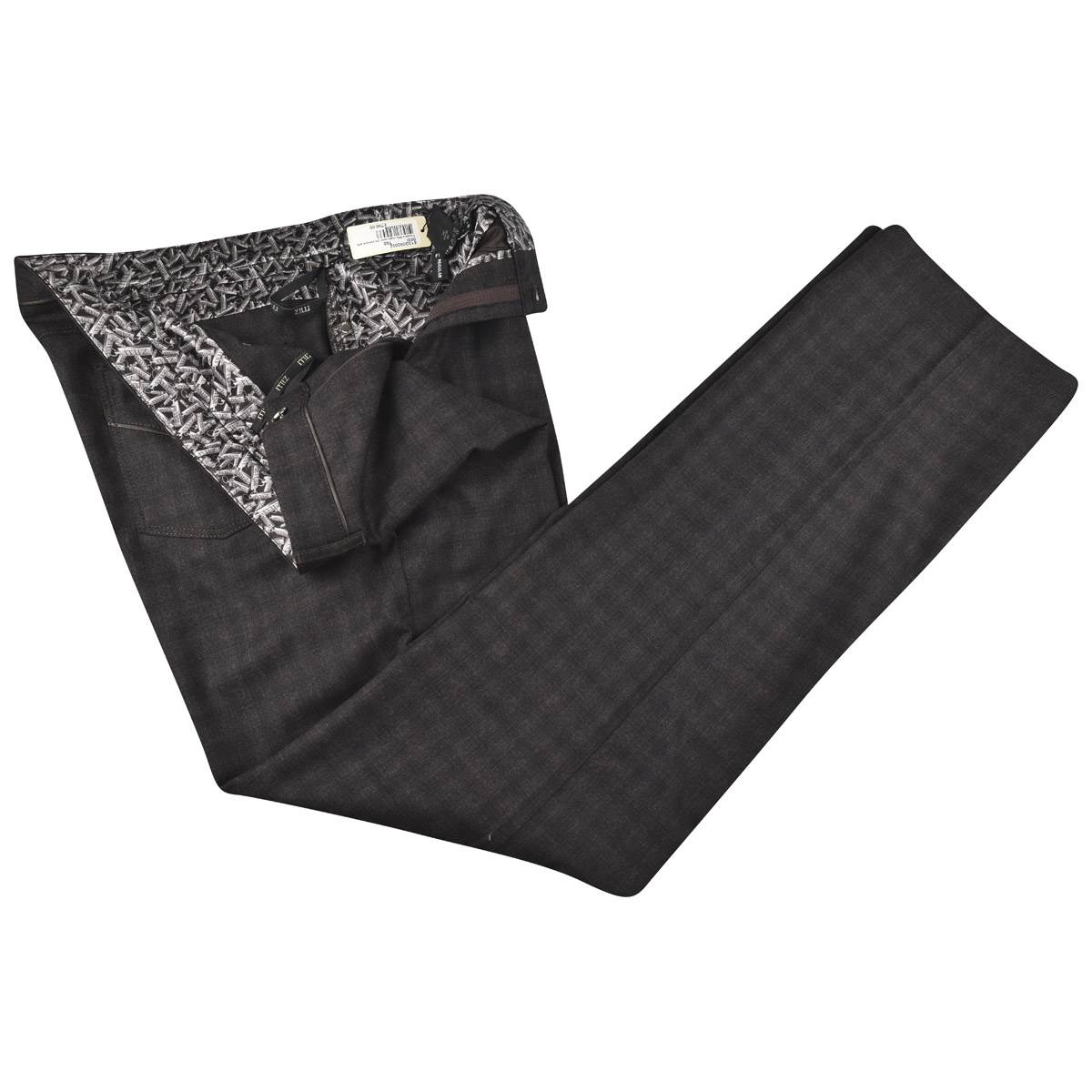 Zilli Zilli Brown Wool Ea Jeans Brown 001