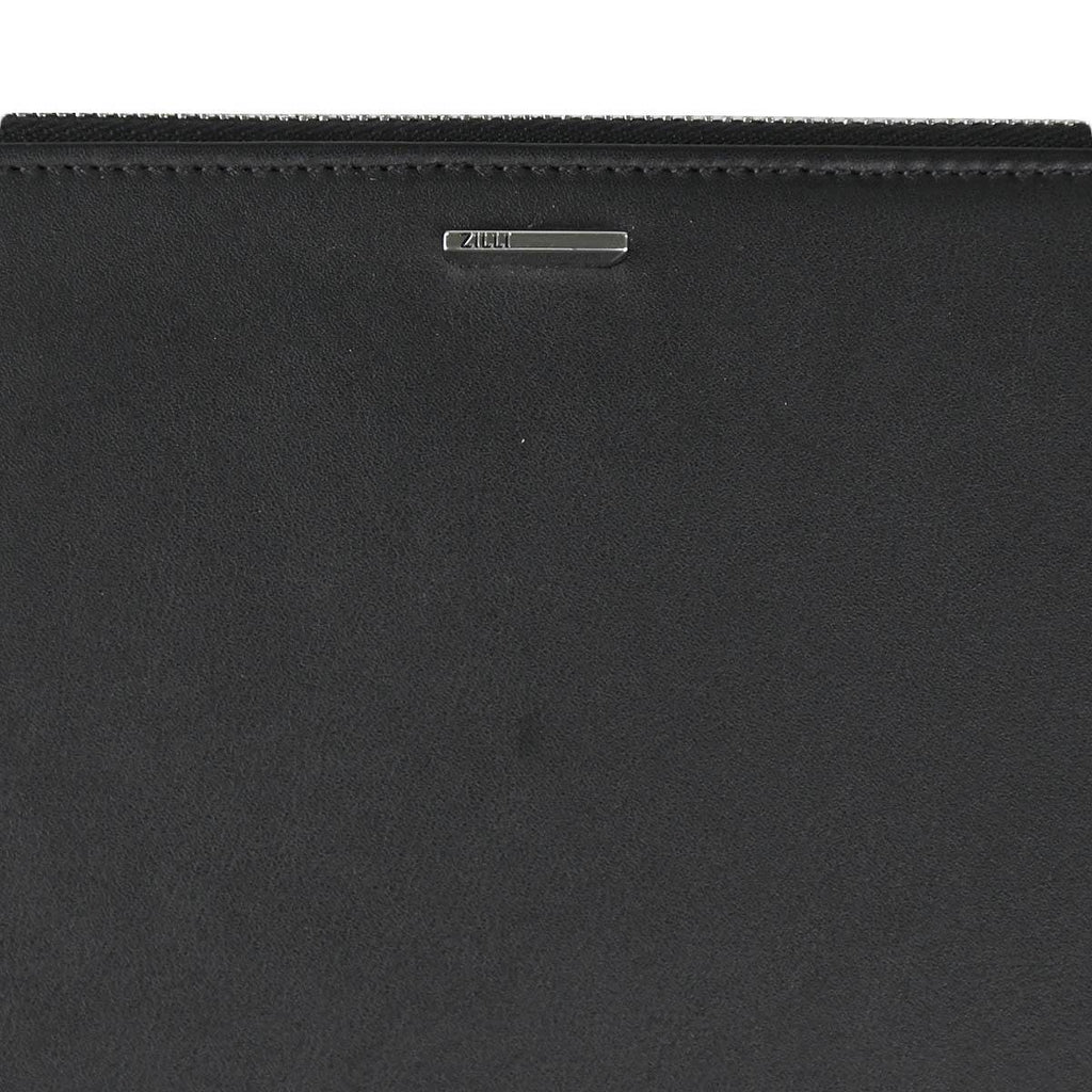 Zilli Black Leather Document Holder