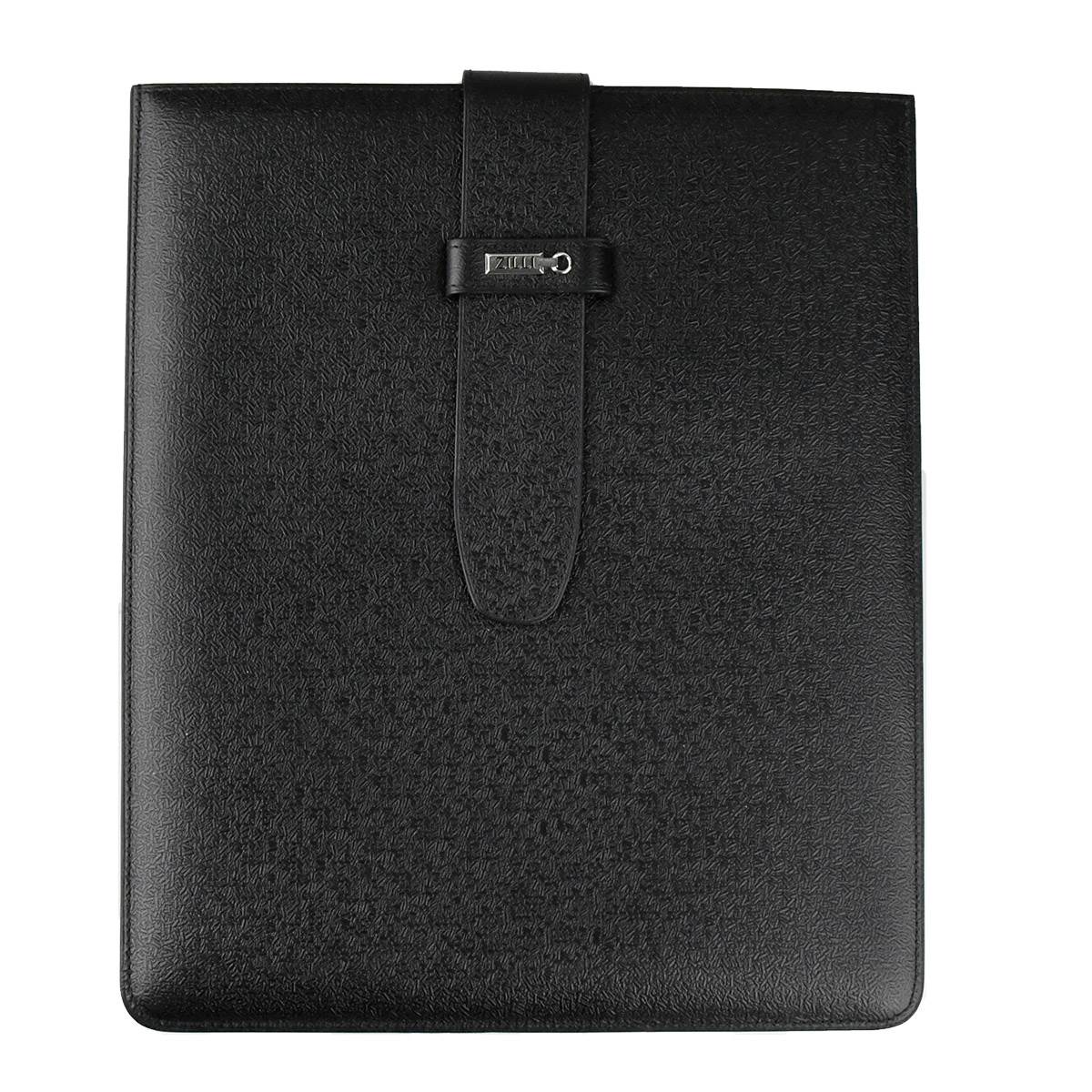 Zilli Zilli Black Leather iPad Case Black 000