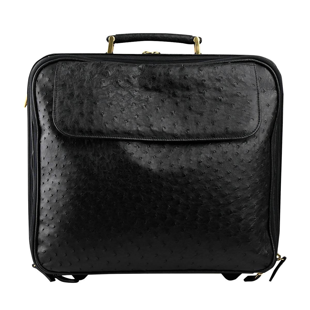 Zilli Zilli Black Leather Trolley Black 000
