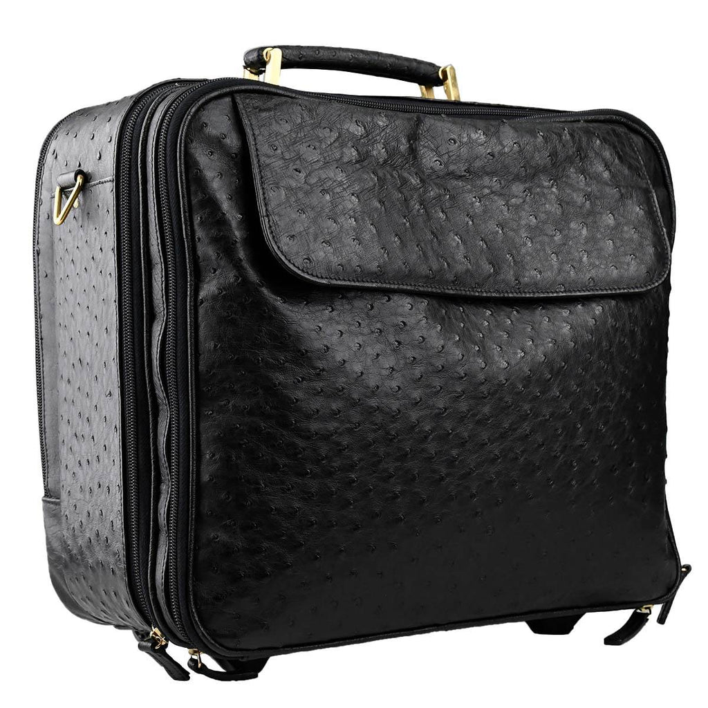 Zilli Zilli Black Leather Trolley Black 001