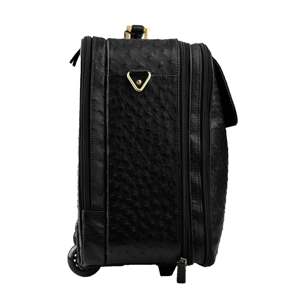 Zilli Black Leather Trolley