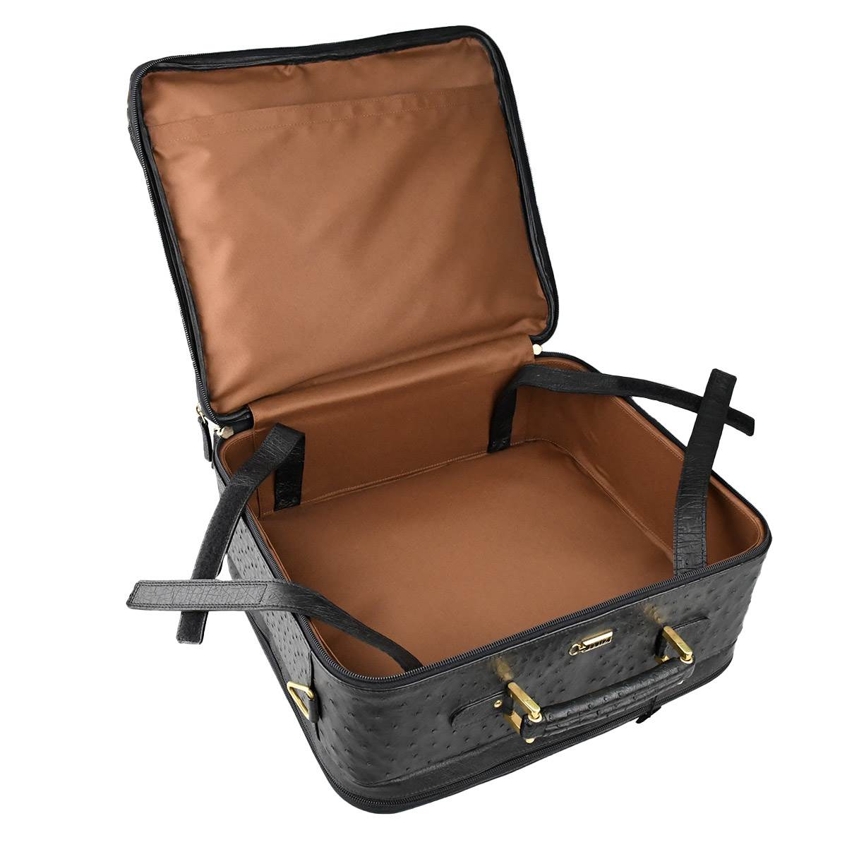 Zilli Black Leather Trolley