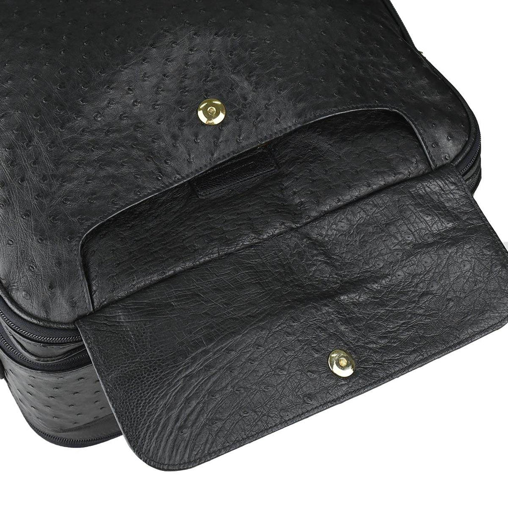 Zilli Black Leather Trolley