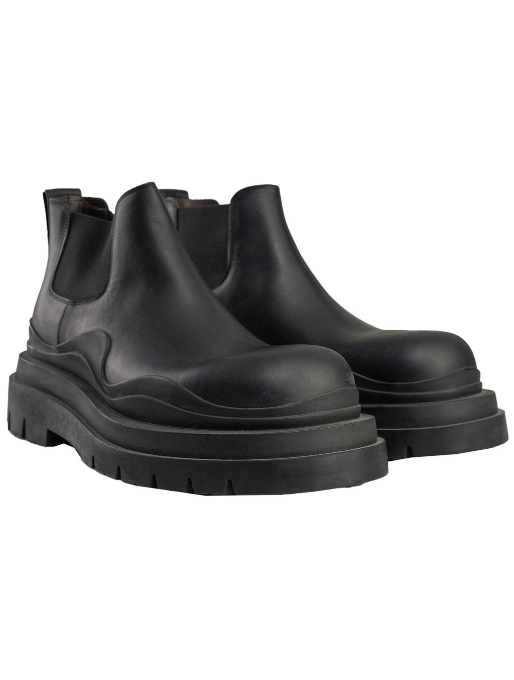 Bottega Veneta Bottega Veneta Black Leather Boots Black 000