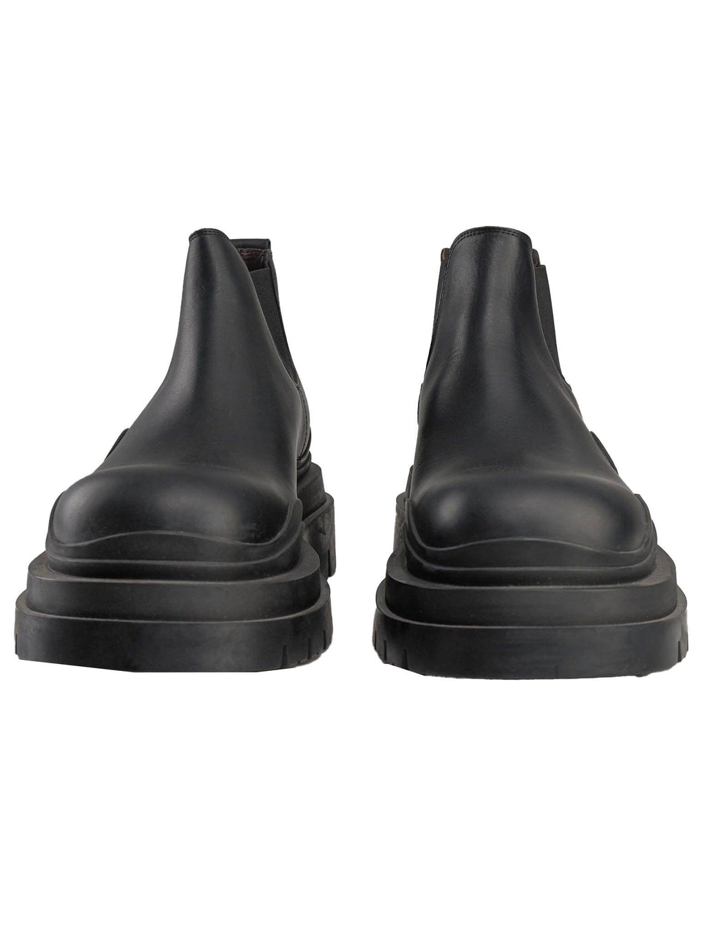 Bottega Veneta Bottega Veneta Black Leather Boots Black 001