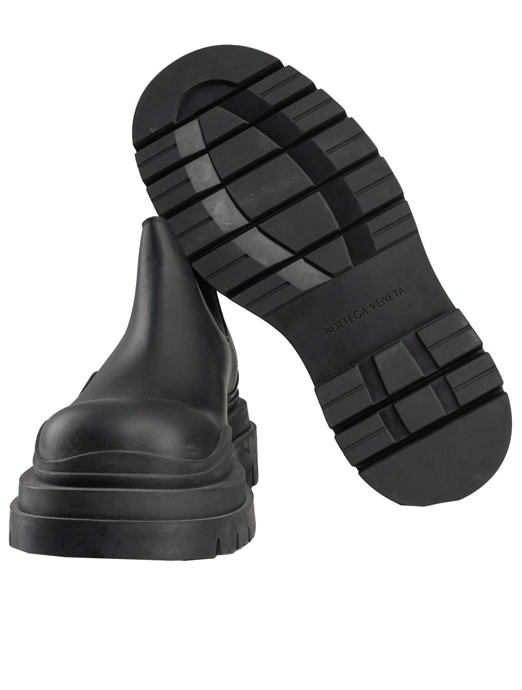 Bottega Veneta Black Leather Boots