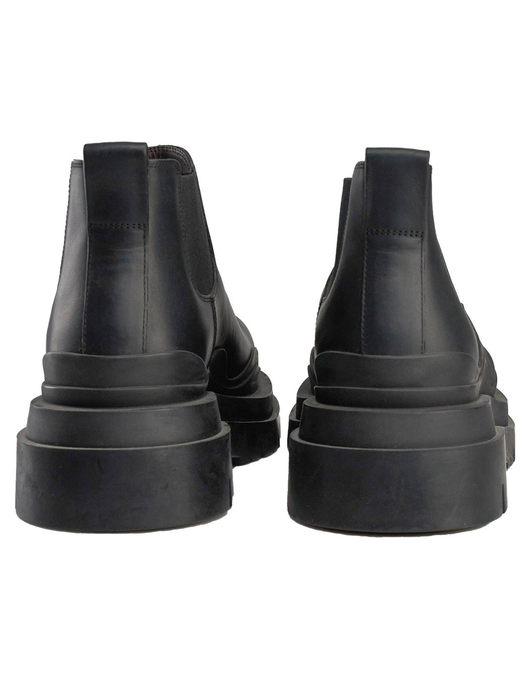 Bottega Veneta Black Leather Boots