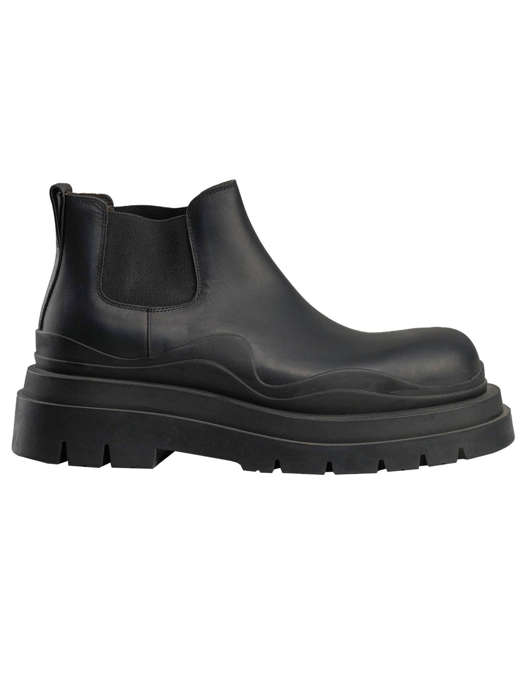 Bottega Veneta Black Leather Boots