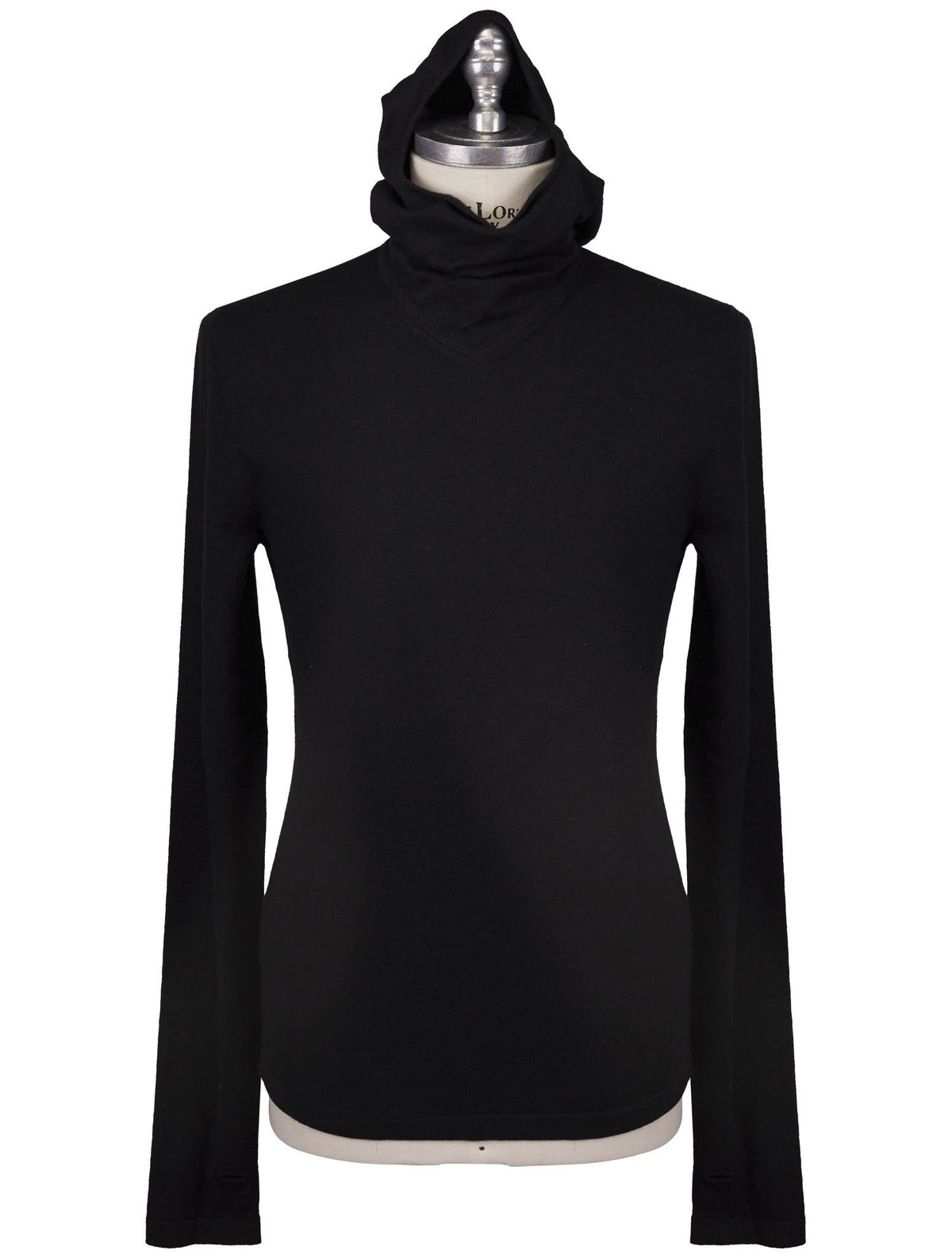 Bottega Veneta Bottega Veneta Black Cashmere Pa Pl Ea Sweater Hoodie Black 000