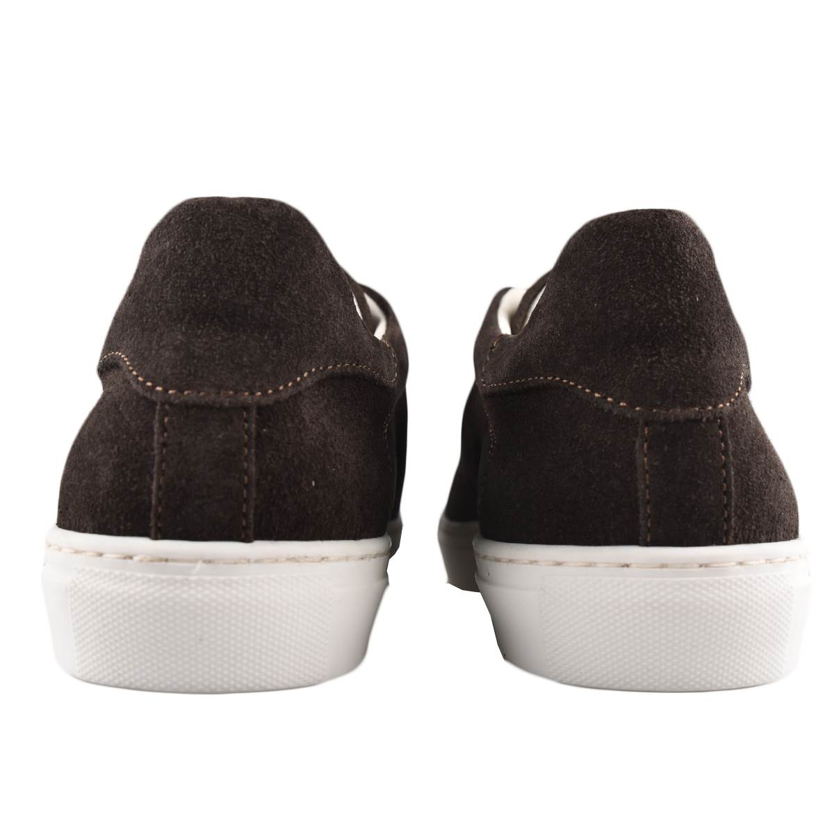 Barba Napoli Brown Leather Suede Shoes