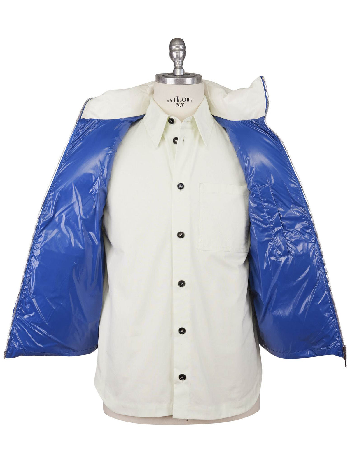 Bottega Veneta Blue White Pa Gilet