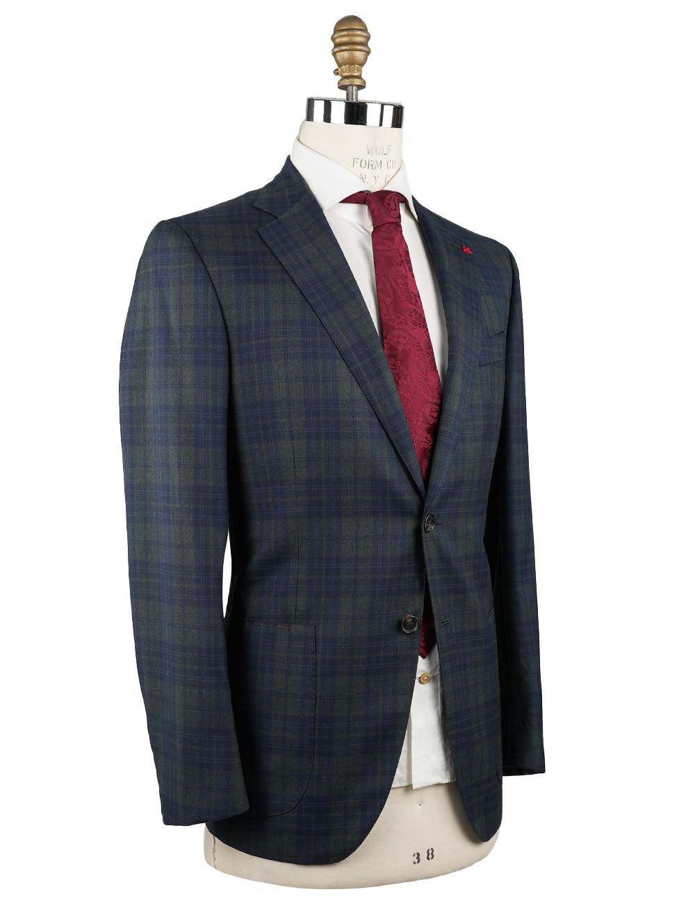 Isaia Isaia Multicolor Wool Blazer Multicolor 001