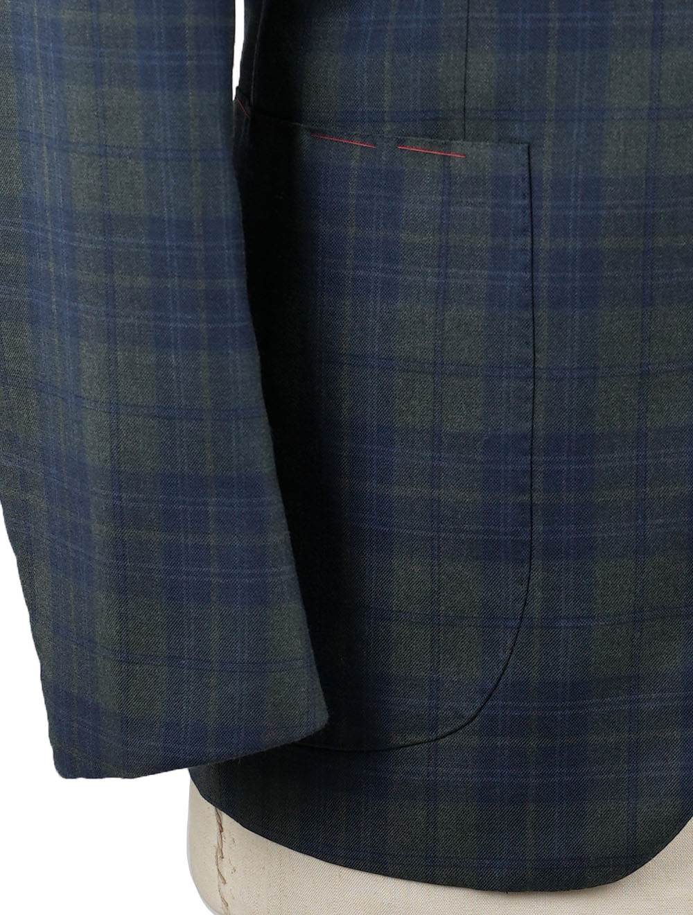 Isaia Multicolor Wool Blazer