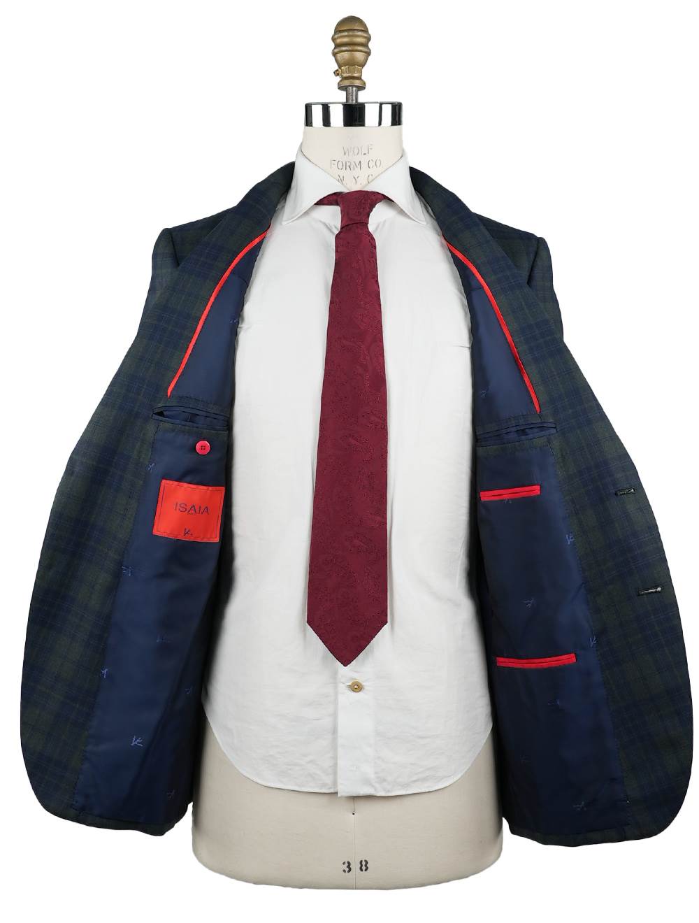 Isaia Multicolor Wool Blazer