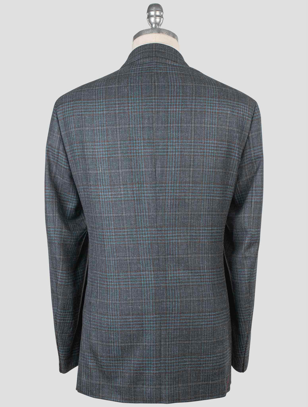 Isaia Green Wool Cashmere Silk Linen Blazer