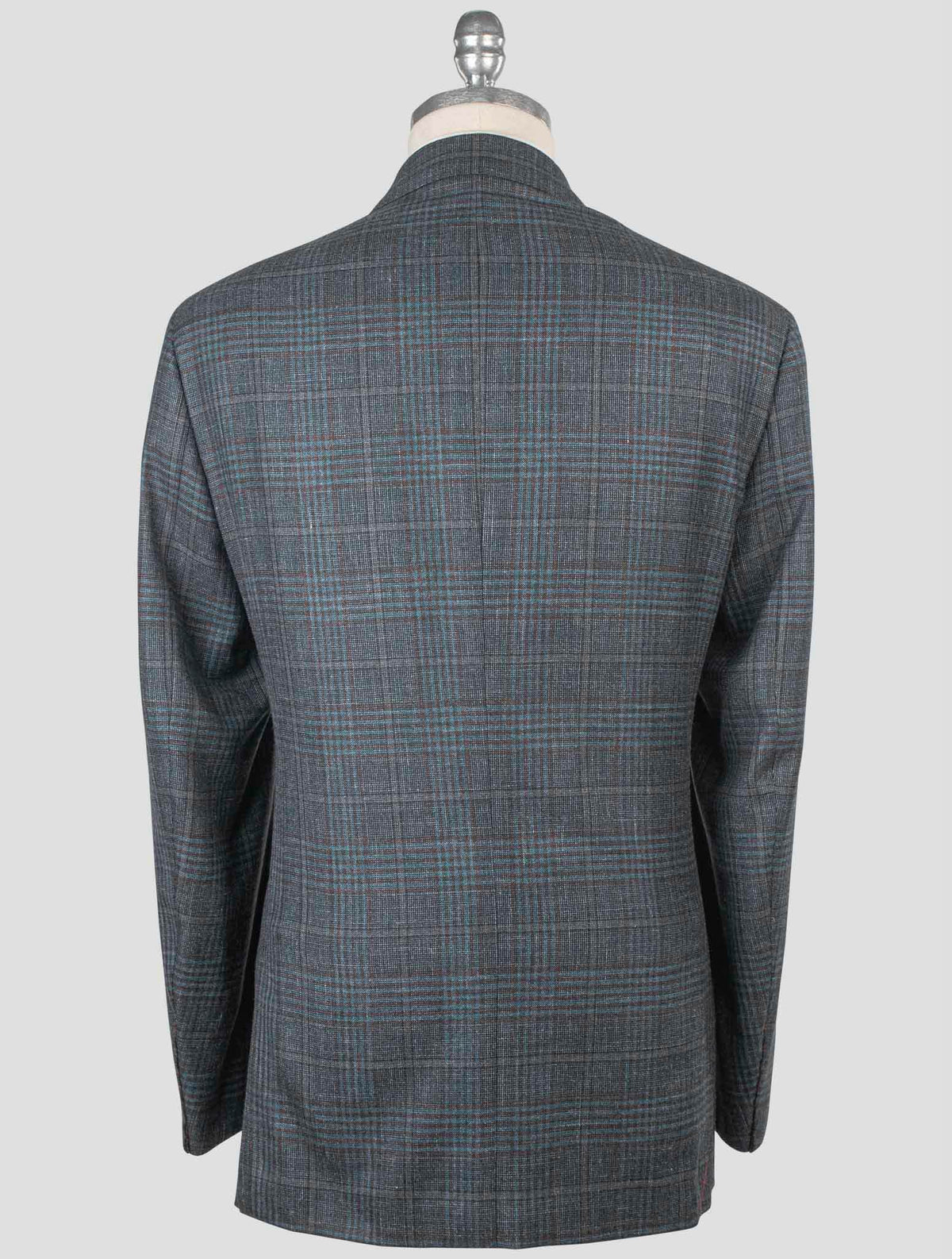 Isaia Green Wool Cashmere Silk Linen Blazer