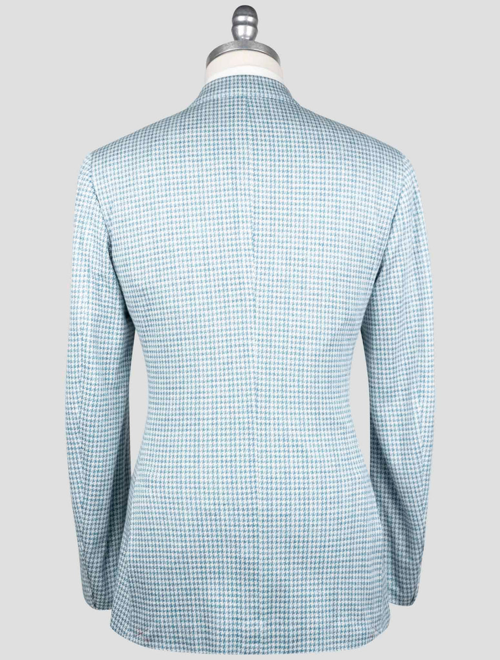 Isaia Light Blue Wool Silk Linen Blazer