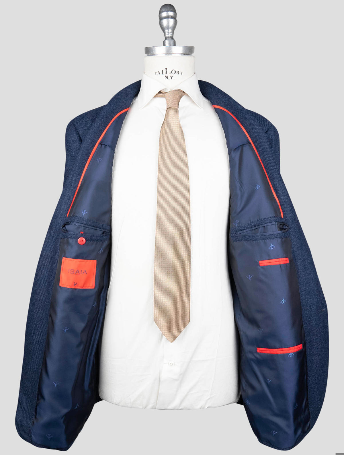 Isaia Blue Cashmere Blazer