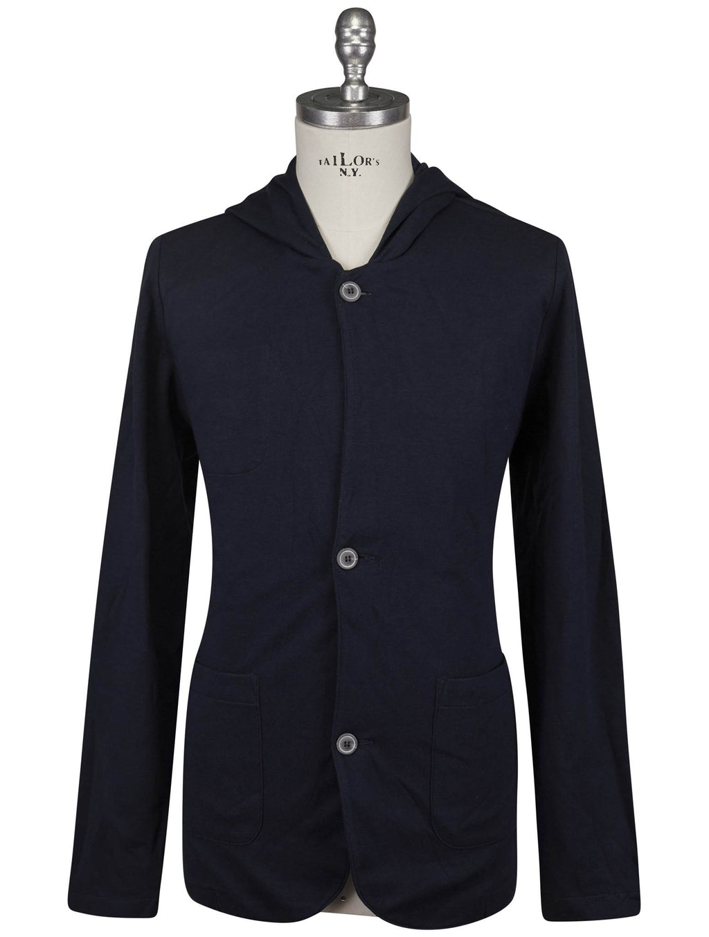 Gran Sasso Blue Cotton Pa Coat