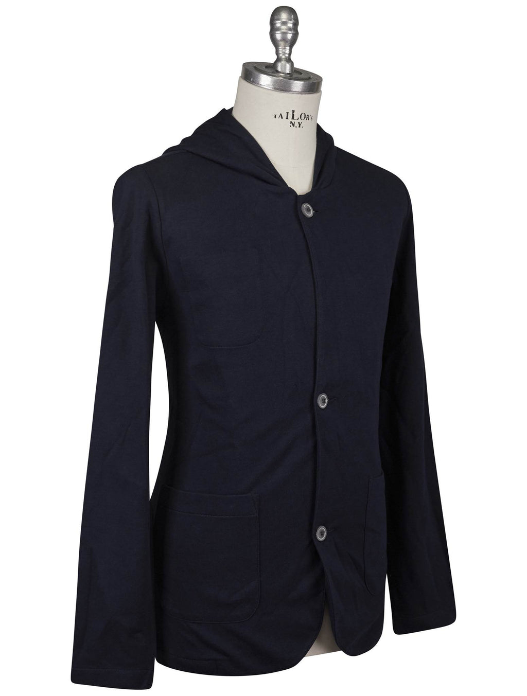 Gran Sasso Gran Sasso Blue Cotton Pa Coat Blue 001