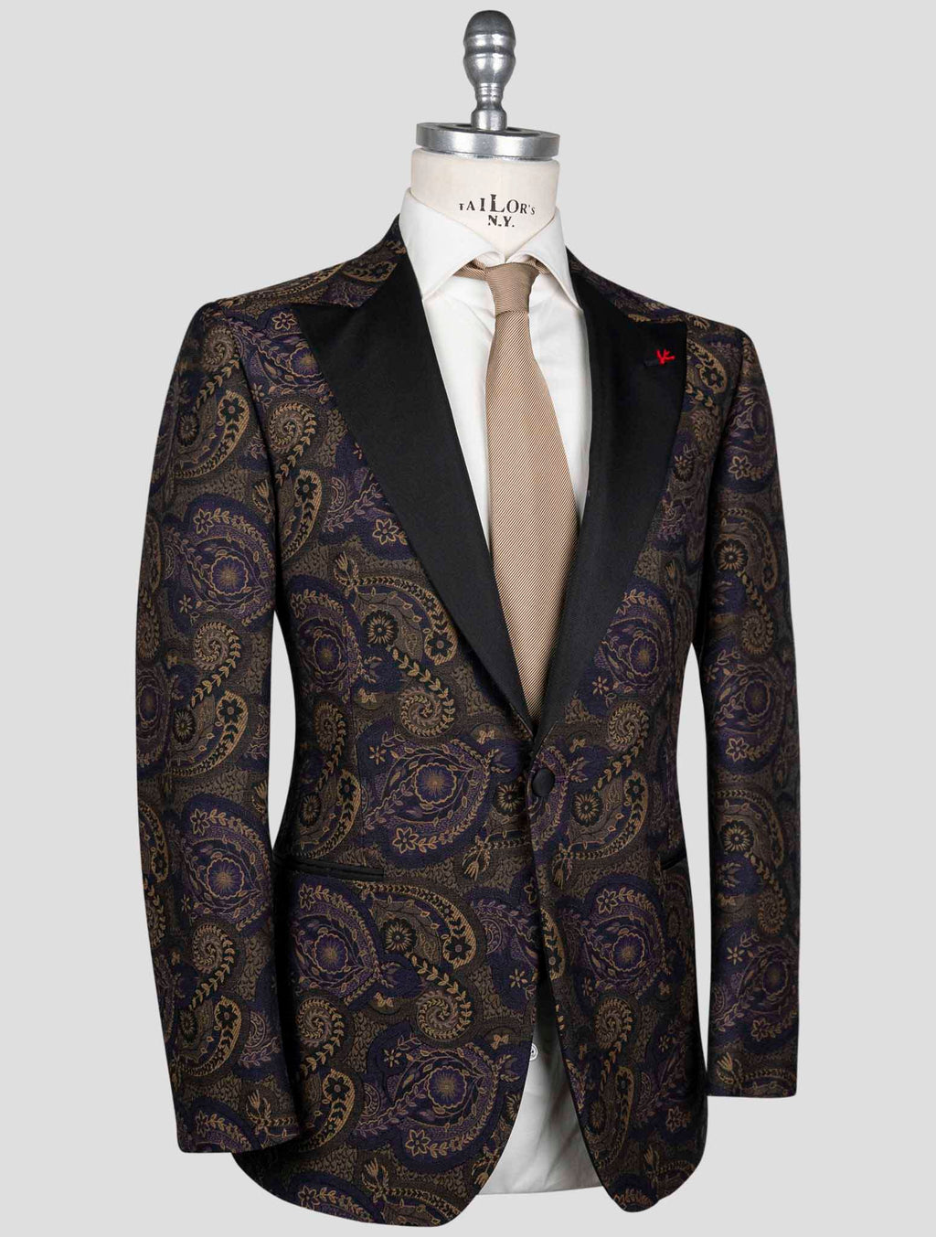 Isaia Isaia multicolor Wool silk cotton smoking Blazer Multicolor 001