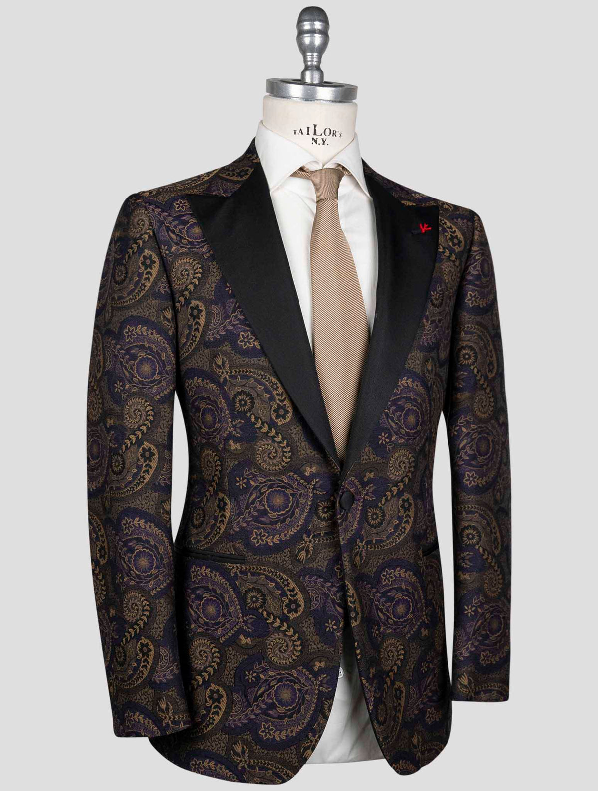 Isaia Isaia multicolor Wool silk cotton smoking Blazer Multicolor 001