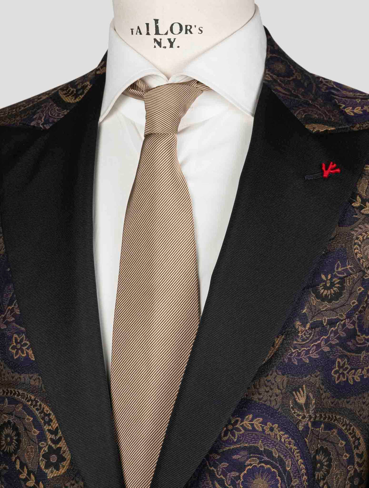 Isaia multicolor Wool silk cotton smoking Blazer