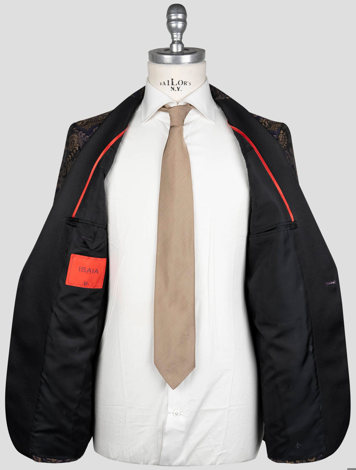 Isaia multicolor Wool silk cotton smoking Blazer