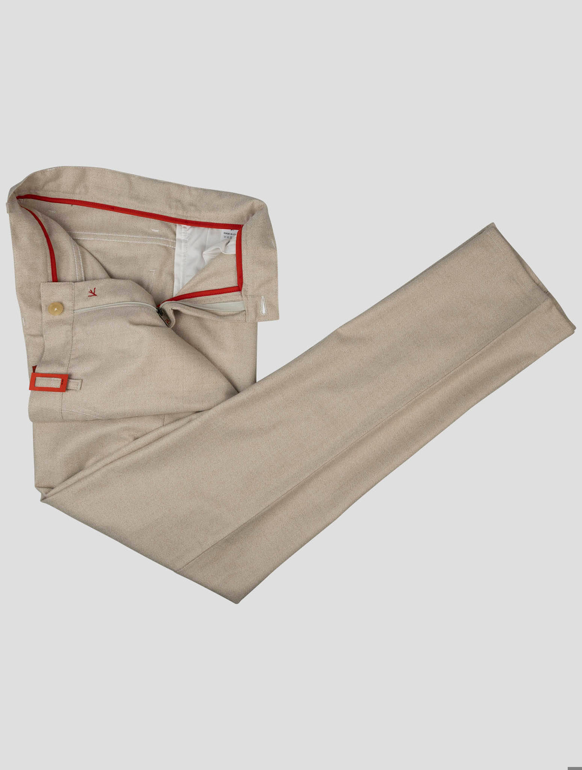 Isaia Isaia Beige Wool Pants Beige 001