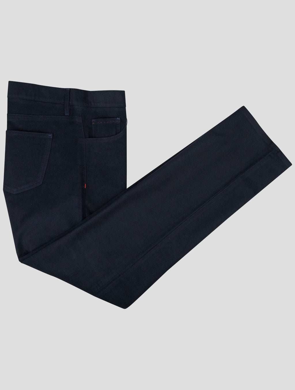 Isaia Blue Cotton Ea Pants