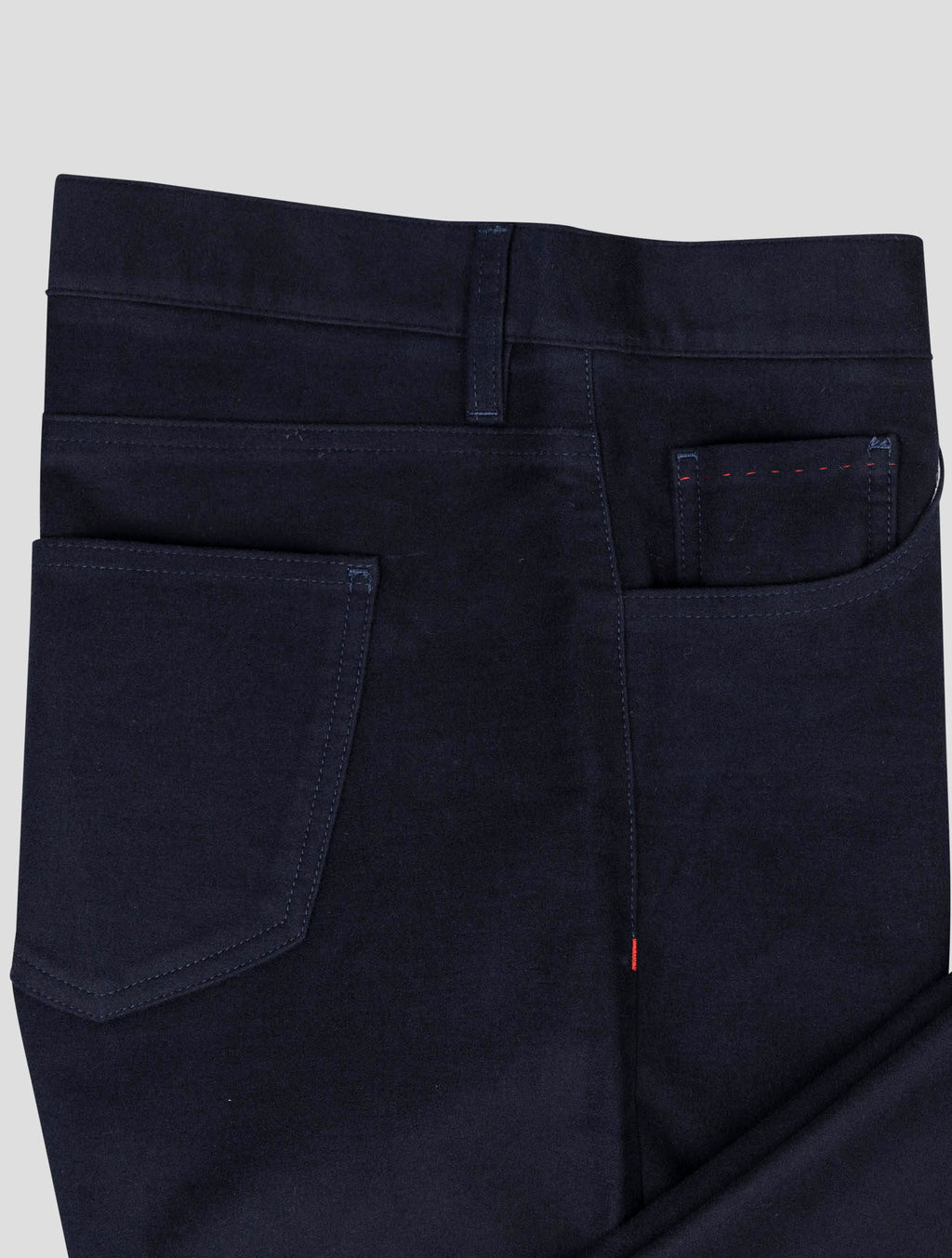 Isaia Blue Cotton Ea Pants