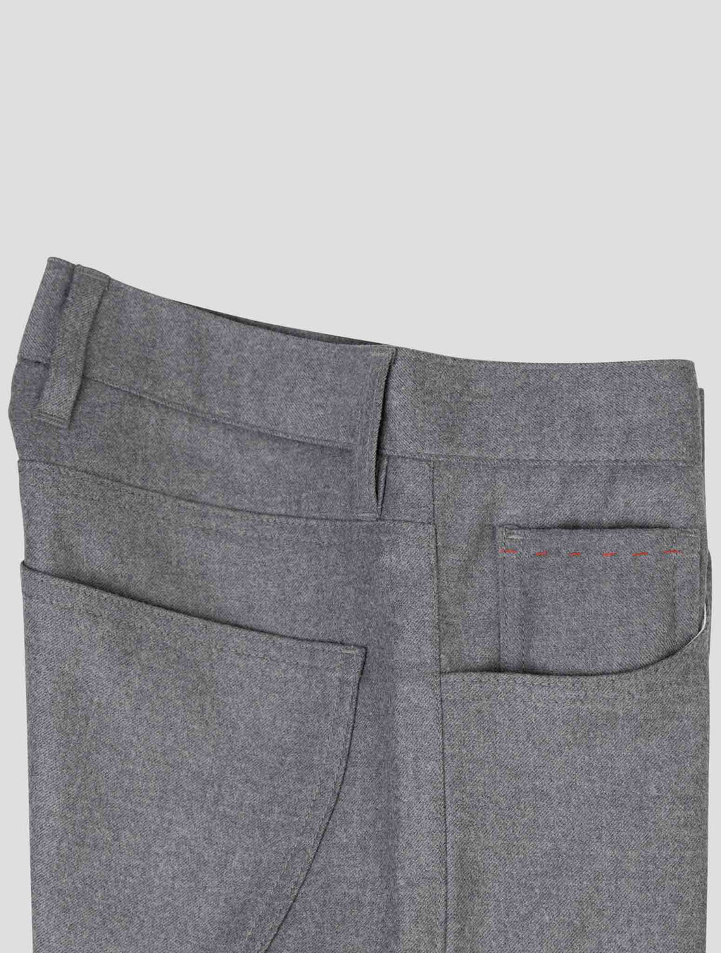 Isaia Gray Wool Pa Ea Pants