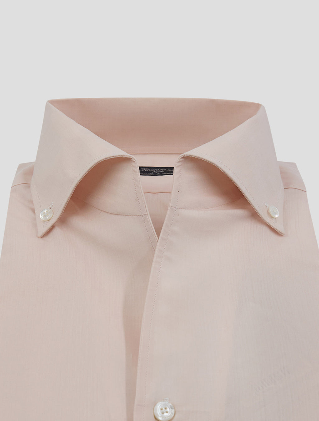 Finamore 1925 Pink Cotton Shirt Napoli