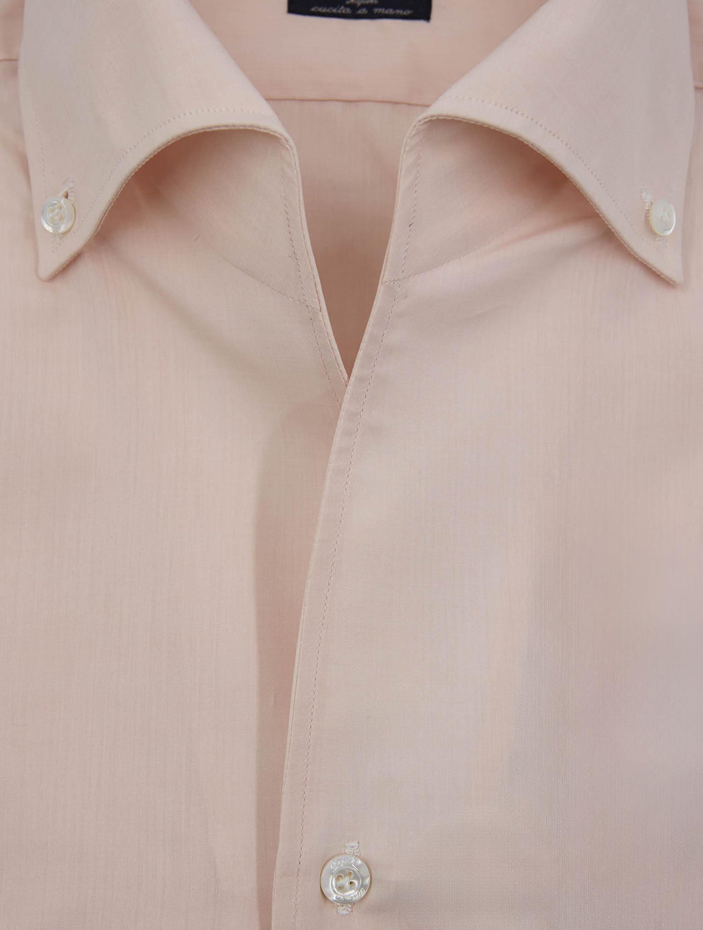 Finamore 1925 Pink Cotton Shirt Napoli