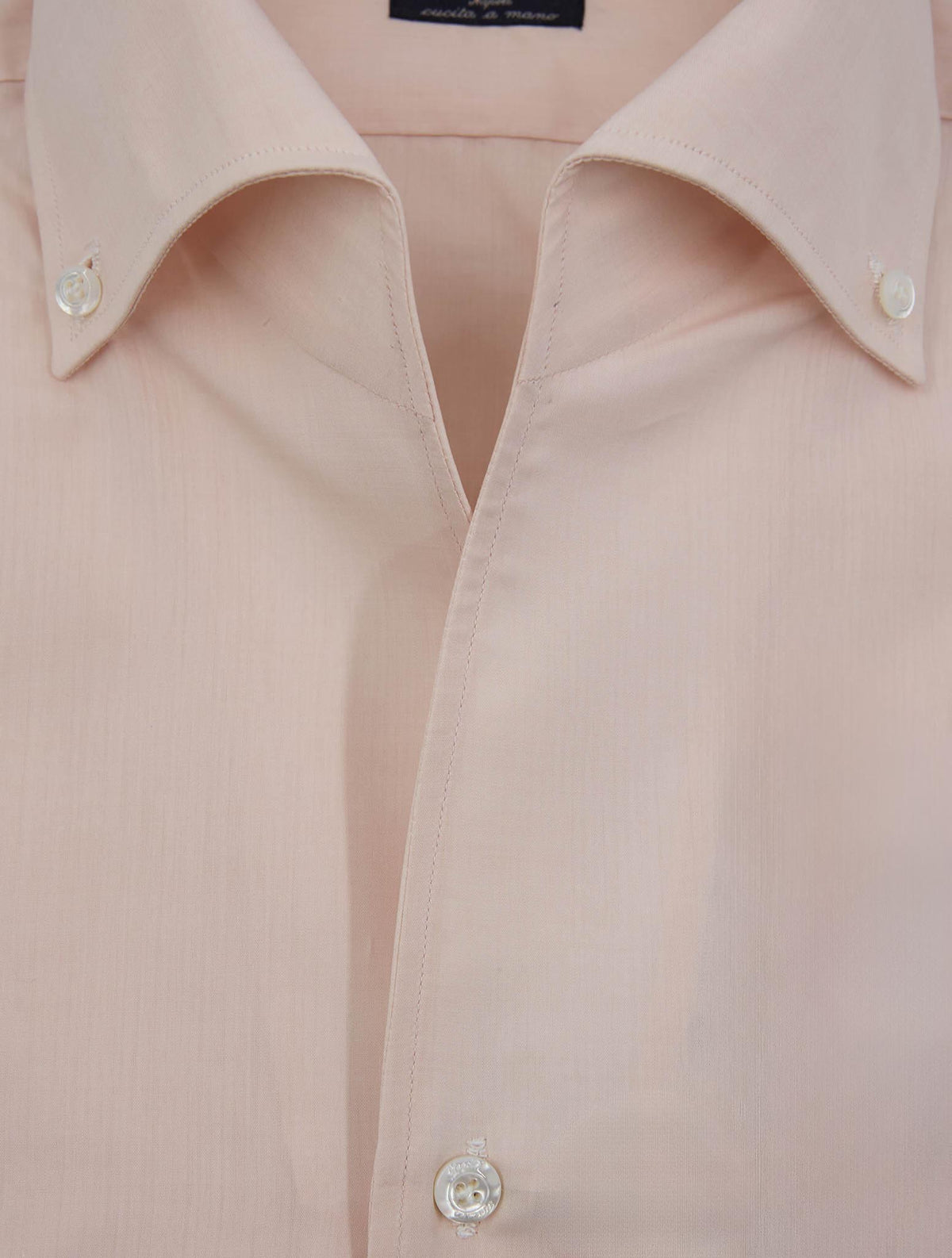 Finamore 1925 Pink Cotton Shirt Napoli