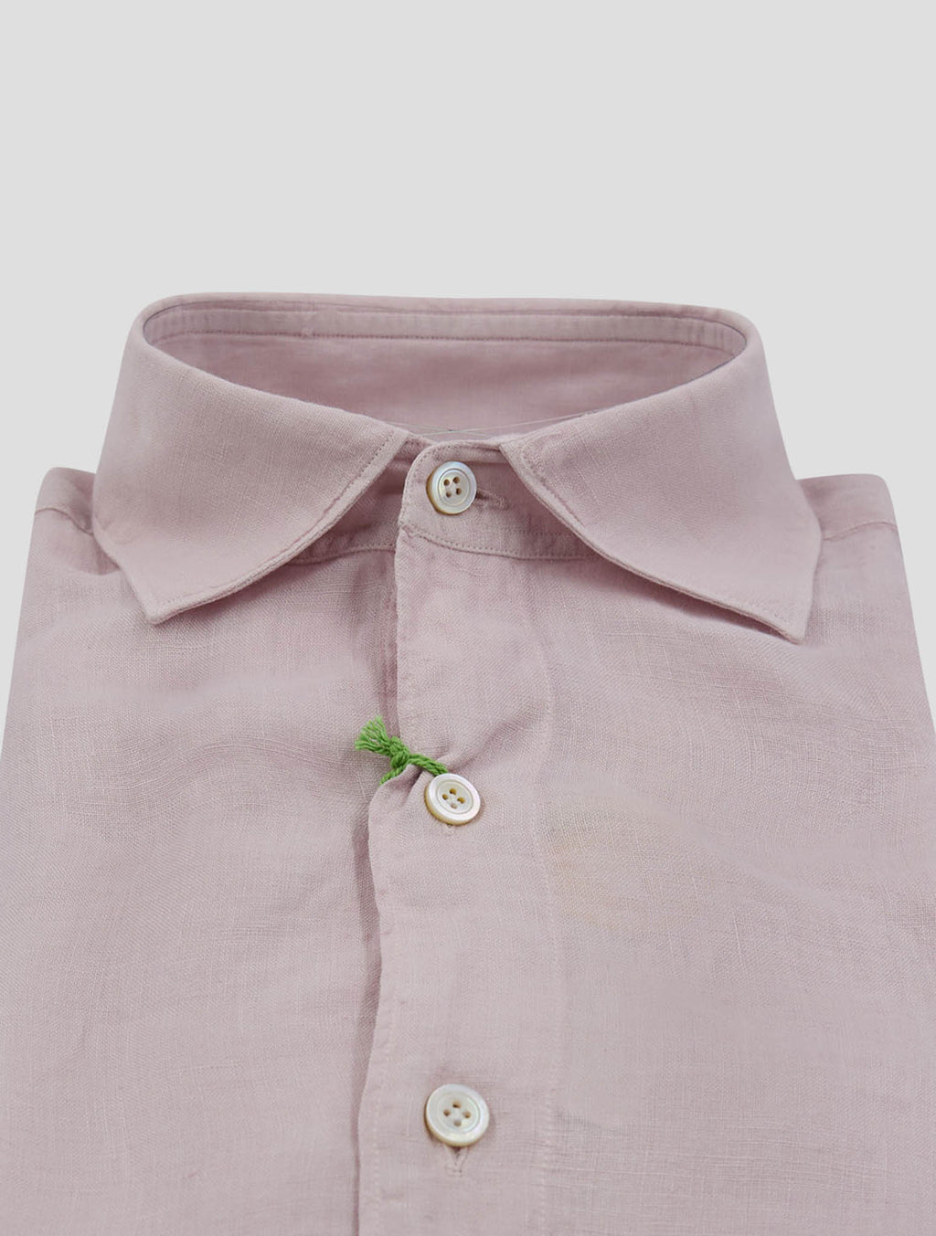 Finamore 1925 Pink Linen Shirt TOKYO