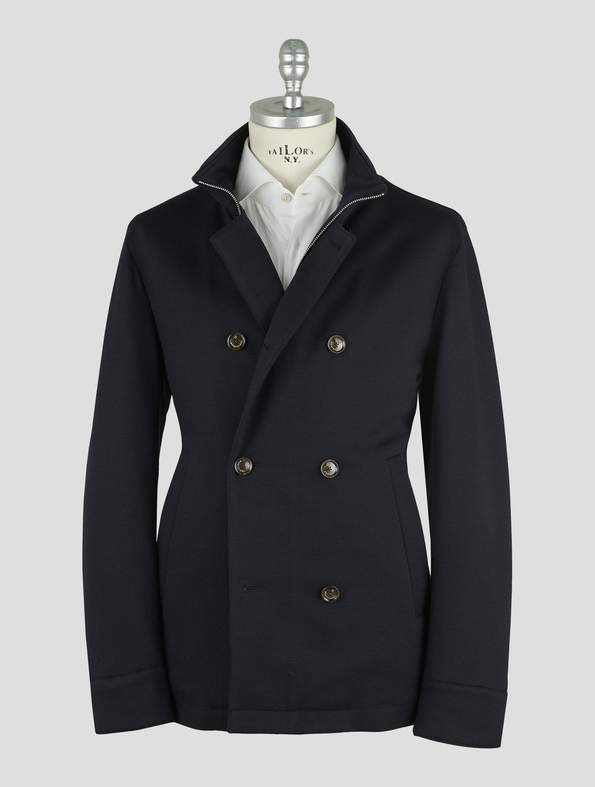 Montecore Dark Blue  Virgin Wool Coat