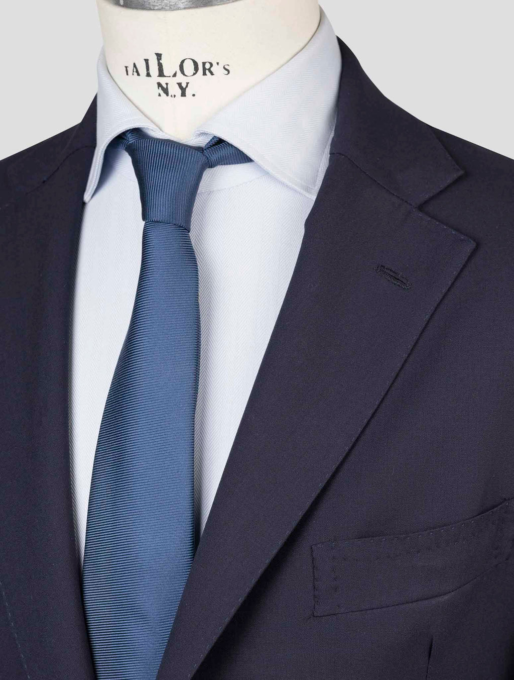 Luigi Borrelli Blue Virgin Wool Blazer