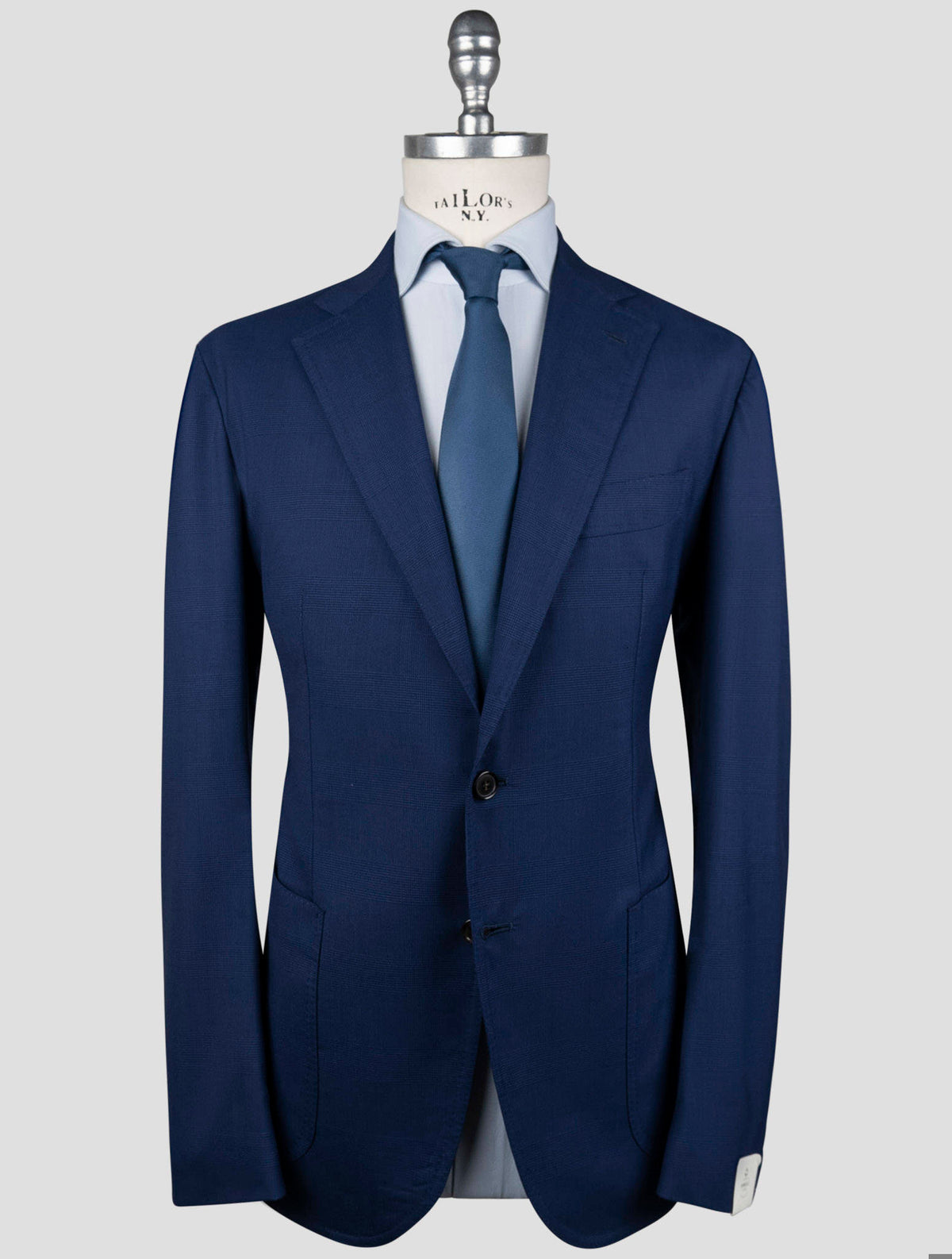 Luigi Borrelli Luigi Borrelli Blue Virgin Wool Silk Suit Blue 000